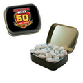 Small Black Mint Tin Filled w/ Sugar Free Gum